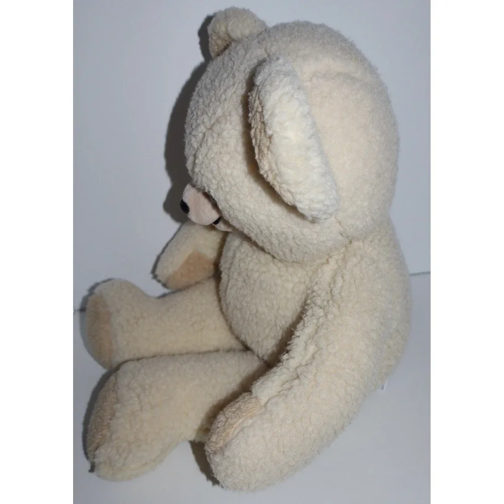 Vintage 1986 Russ Berrie Snuggle Large Plush Bear Mascot Item 3147 Korea Cream